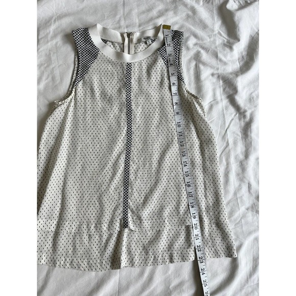 Madewell Women’s Silk Sleeveless Blouse Top Size XS Classic Boho Chic Shirt - Picture 7 of 9